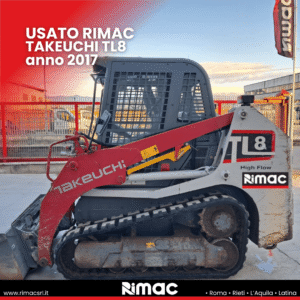 Minipala cingolata Takeuchi TL8 usata