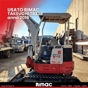 Miniescavatore Takeuchi TB23R usato