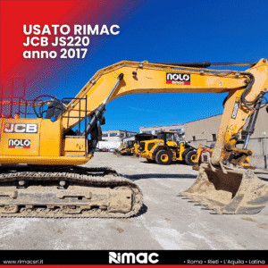 Escavatore cingolato jcb js220 usato