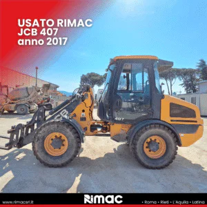 Pala gommata 407 jcb usata