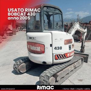 Miniescavatore Bobcat 430 usato